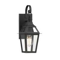 Savoy House Jackson Black With Gold Highlights 1-LT Outdoor Sconce - 5-720-153