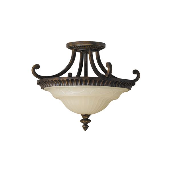 2-LT Medium Semi-Flush Mount