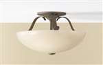 Murray Feiss Kinsey 2-Light Indoor Semi-Flush Mount in Corinthian Bronze Finish - SF263CB