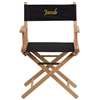 Personalized Standard Height Directors Chair in Black
