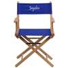 Personalized Standard Height Directors Chair in Blue