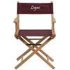 Personalized Standard Height Directors Chair in Brown