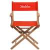 Personalized Standard Height Directors Chair in Red