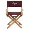 Personalized Kid Size Directors Chair in Brown