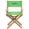 Personalized Kid Size Directors Chair in Green