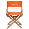 Personalized Kid Size Directors Chair in Orange