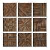 Uttermost Bryndle Rustic Wooden Squares Set Of 9