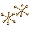 Uttermost Harlan Brass Objects Set Of 2