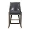 Uttermost Elowen Leather Counter Stool