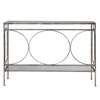 Uttermost Luano Silver Console Table