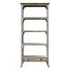 Uttermost Bridgely Aged White Etagere