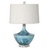 Uttermost Chasida Blue Ceramic Lamp