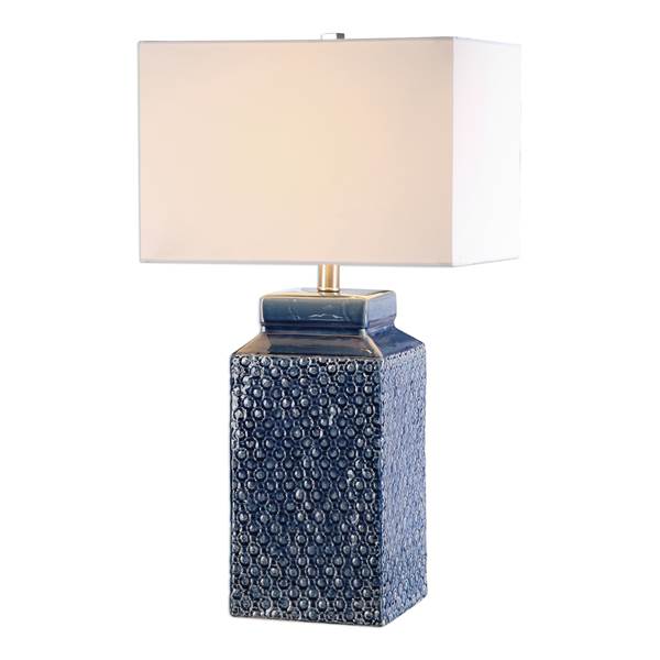 Uttermost Pero Sapphire Blue Lamp