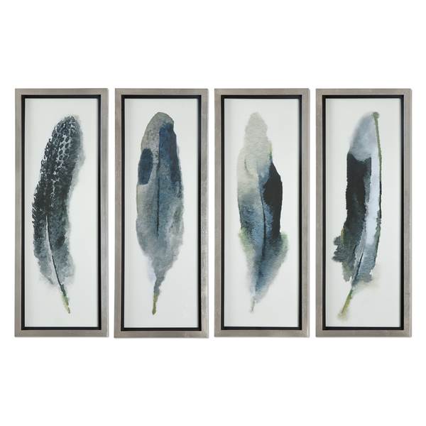 Uttermost Feathered Beauty Prints Set Of 4