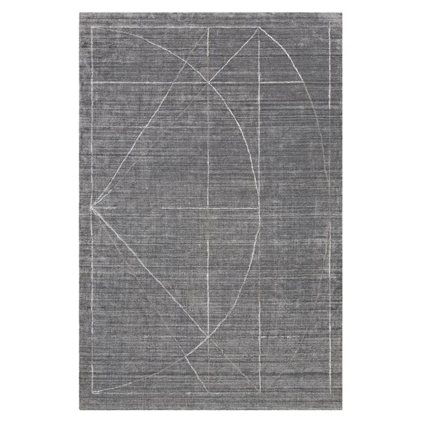 Costilla Modern Gray 6 X 9 Rug