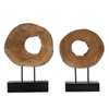 Uttermost Ashlea Wooden Sculptures Set Of 2