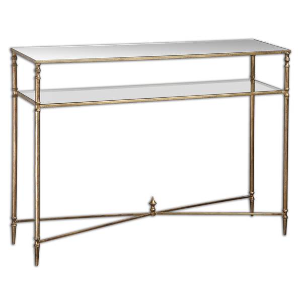 Uttermost Henzler Mirrored Glass Console Table