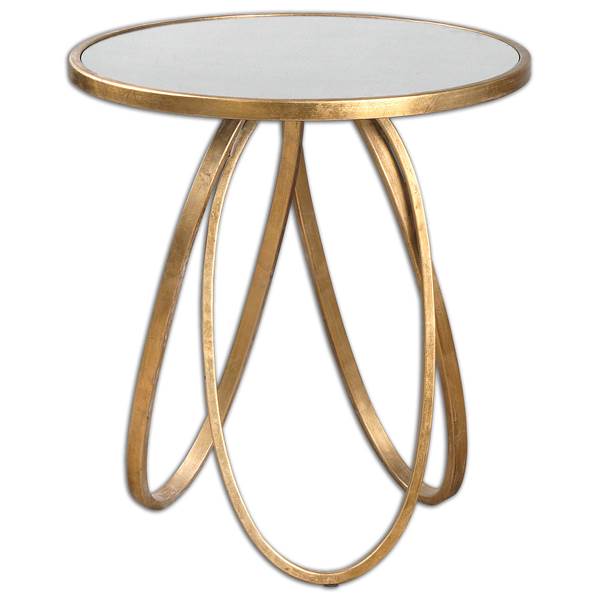 Uttermost Montrez Gold Accent Table