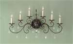 Murray Feiss Chateau 6-Light Sconce in Mocha Bronze Finish - WB1228MBZ