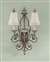 Murray Feiss English Palace 2-Light Wall/Bath Light in British Bronze/Gilded Imperial Silver Finish - WB1302BRB/GIS