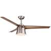 52" Walnut Ceiling Fan with Remote Contol