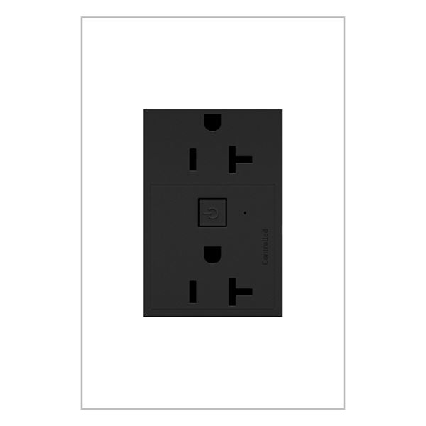 adorne 20A Smart Outlet with Netatmo, Plus-Size, Graphite