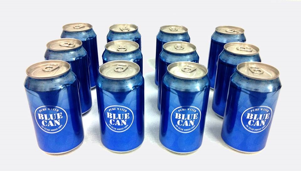 Case of 24 Cans of Blue Can Emergency Survival Drinking Water 50 Year Shelf  Life