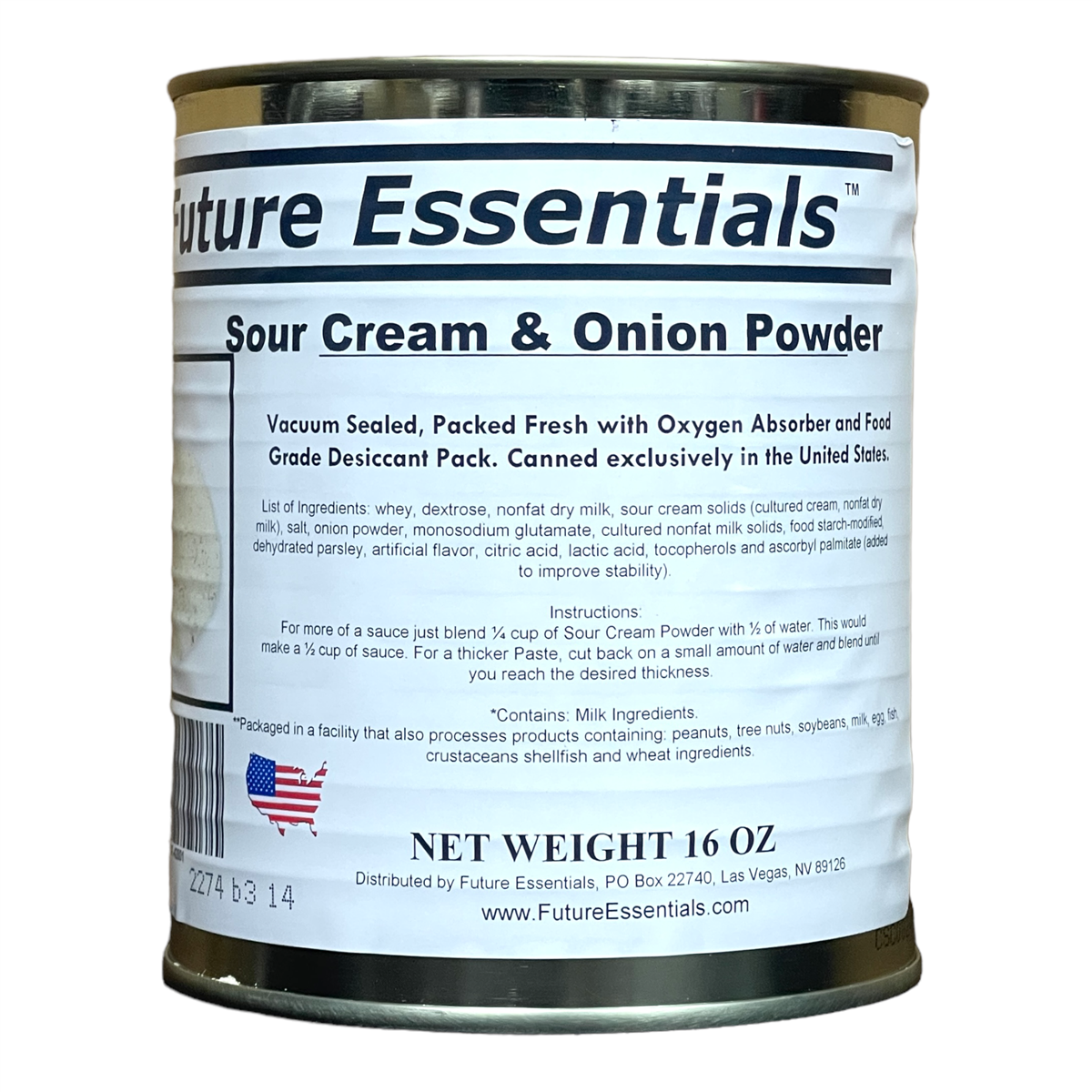 Future Essentials Sour Cream & Onion Powder