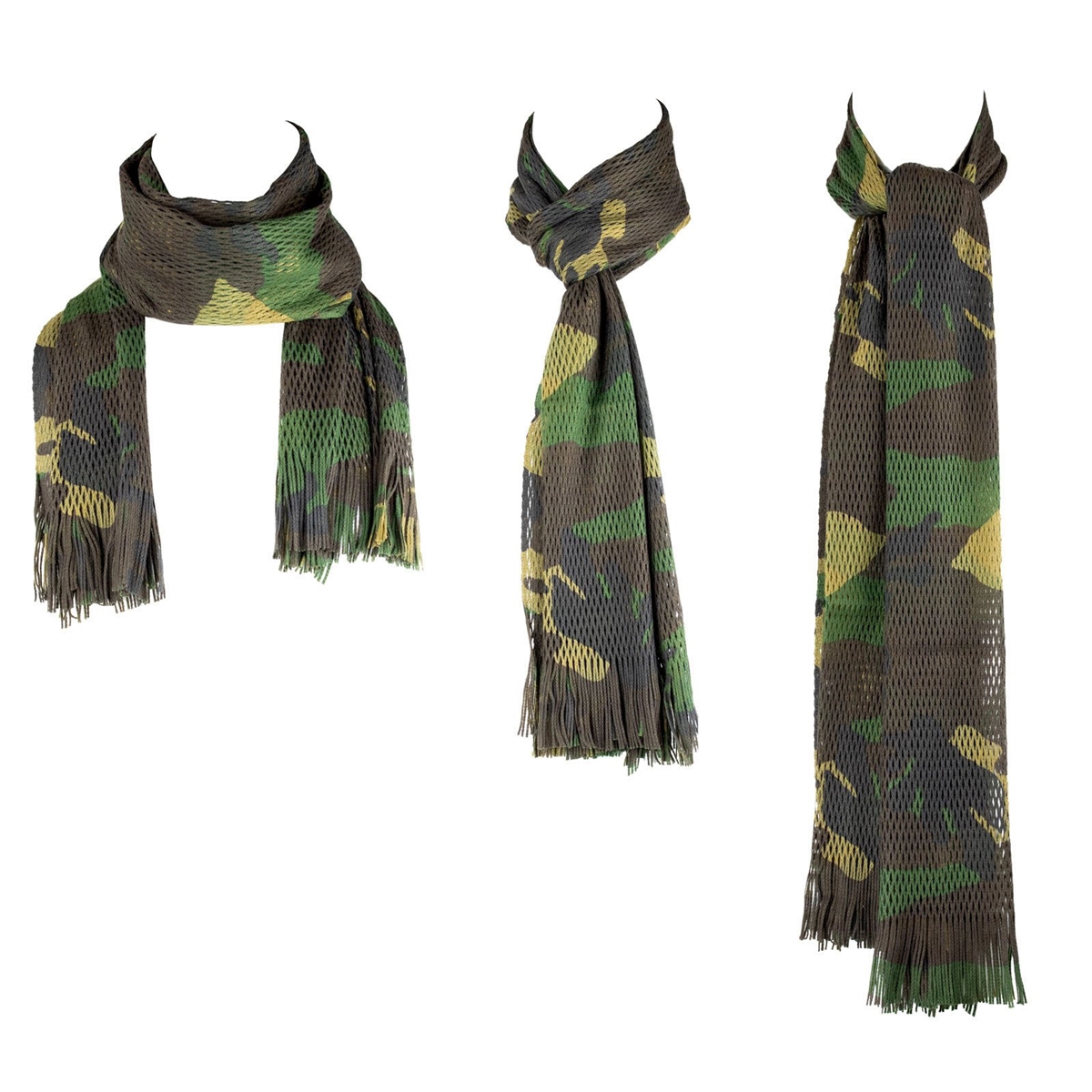 Camo Scarf Special Sniper Forces Italian Shemagh Woodland