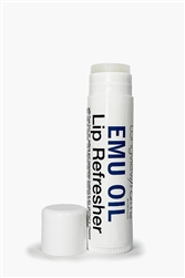 Emu oil lip balm and lip refresher