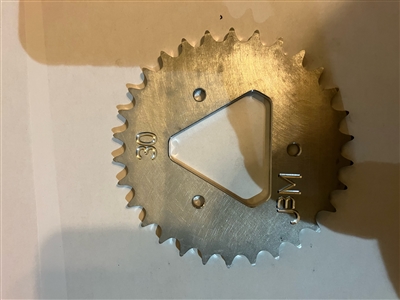 30 engine gear triangle hub quarter midget sprocket