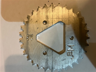 31 engine gear triangle hub quarter midget sprocket