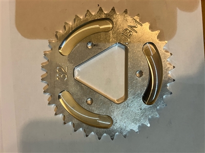 32 engine gear triangle hub quarter midget sprocket