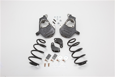 2001 - 2006 Chevy/GMC Tahoe, Yukon, Escalade, Denali, ESV, EXT, Suburban, Avalance 1/2 Ton Drop kit, 2" Front and 3" Rear 01E23D/200323TDHD/2003A23DHD (01-06 ESCALADE/TAHOE/SUB/AVAL. 2/3" DELUXE DROP, REAR For AIR & HD SHOCK)