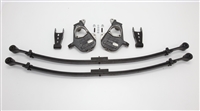 34000 2007-13 Quad Silverado 2/4" Deluxe Lowering Kit w/SPINDLES,LEAFS,SHACKLES