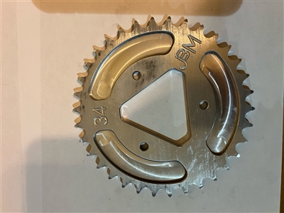 34 engine gear triangle hub quarter midget sprocket