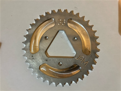 36 engine gear triangle hub quarter midget sprocket
