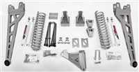 McGaughy's Ford F-250 Lift Kit 2005-07 4WD 6" Lift - Phase 2 (Silver Powder Coat)