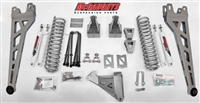 McGaughy's Ford F-250 Lift Kit 2005-07 4WD 8" Lift  - Phase 2 (Silver Powder Coat)