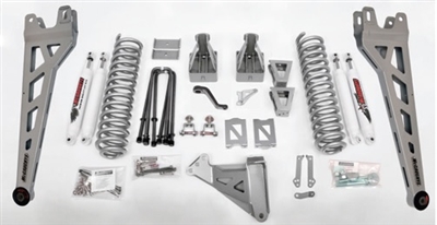 McGaughy's Ford F-350 Lift Kit 2005-07 4WD 6" Lift - Phase 2 (Silver Powder Coat)
