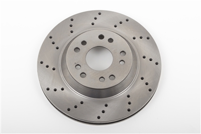 13" Rotor, Front or Rear, 5 x 4.75 & 5 x 5, Passenger Side  **cross drilled** (each, 1 pc.)