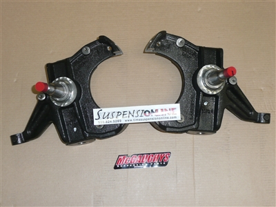 7172DS (71-72 C-10, 2 1/2" DROP SPINDLES, USES HD DISC BRAKES, 1 1/4" THICK ROTORS)