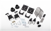 McGaughys 09-14 FORD F-150 Lowering Kit, 2WD, all cabs (front coil reloc,hanger,flip,bump stops,shock ext.)