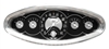 All American Tradition 6 GAUGE (OVAL CLUSTER) (fuel 240-33ohm)