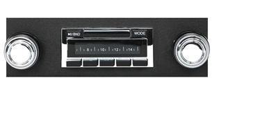 1955-1959 Chevrolet Pickup Truck USA-630 II High Power 300 watt AM FM Car Stereo/Radio with AUX Input, USB Input, iPod Docking Cable. No modifications to original dash required.