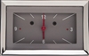 Gray 1957 Chevy Clock