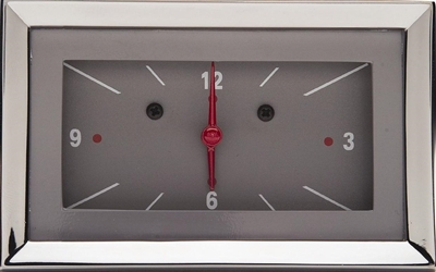 Gray 1957 Chevy Clock