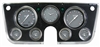 SG SERIES 7-GA 5" SPEEDO, TACH, 4- 2 1/8" GAUGES (fuel 0-90ohm), 3 3/8" CLOCK