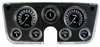 TRADITIONAL 7-GA 5" SPEEDO, TACH, 4- 2 1/8" GAUGES (fuel 0-90ohm), 3 3/8" CLOCK