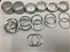 JBM REAR AXLE SPACER KIT 18PCS RAW FINISH
